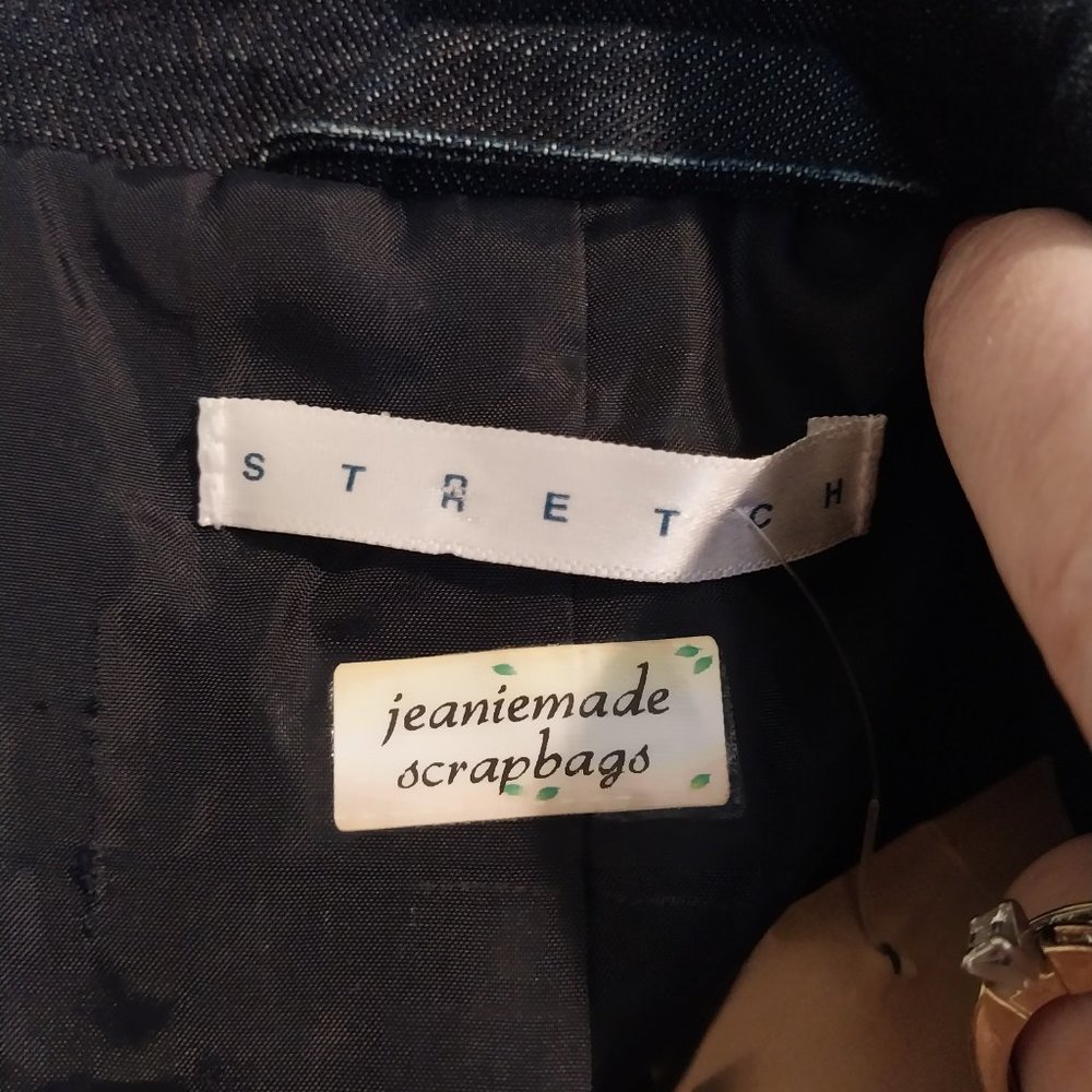 2572 Size Large Upcycled UT Vol's Tunic Jean Jacket - Picture 7 of 7